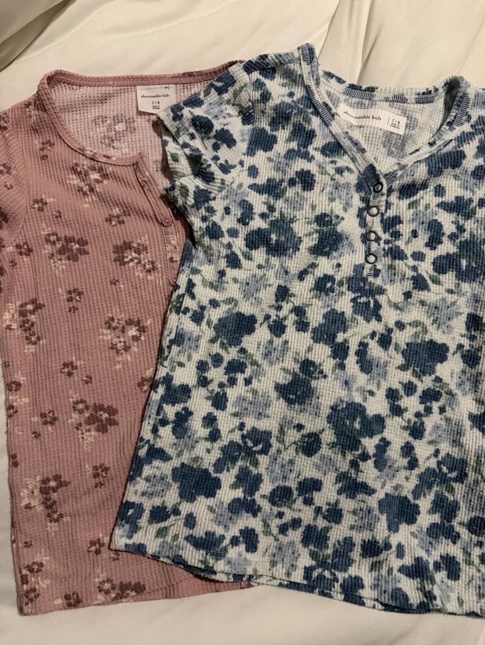 Two shirts Abercrombie kids.
